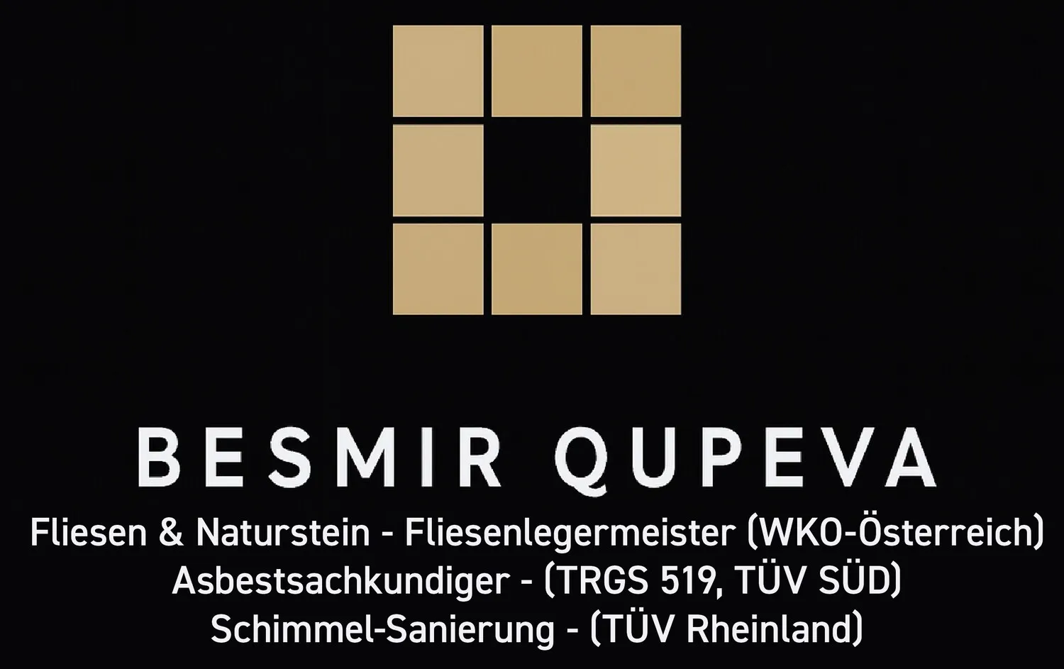 Logo BESMIR QUPEVA - Fliesenlegermeister